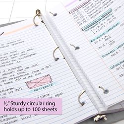 Bazic Products 1/2 in. W X 9.92 in. L 3-Ring Gray View Binder