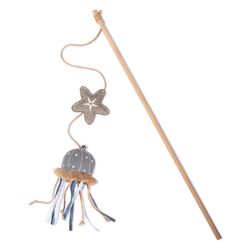 Pet Shop by Fringe Studio For Cat Blue Canvas Jelly Cat Toy 1 pk