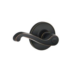 Schlage J Series LaSalle Aged Bronze Privacy Lever