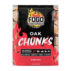 FOGO Premium Smoking All Natural Oak Wood Chunks 350 cu in