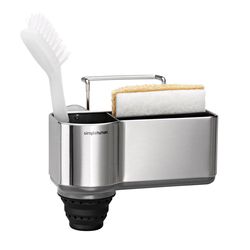 Simplehuman 5.6 in. L X 7.6 in. W X 7.5 in. H Stainless Steel Sink Caddy