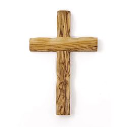 Logos Trading Post 6 in. H X 4 in. L Olive Wood Wall Cross