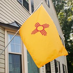Valley Forge New Mexico State Flag 0 in. H X 3 ft. W X 5 ft. L