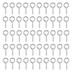 Ace 1/8 in. D X 1-7/16 in. L Zinc-Plated Steel Screw Eye 45 lb. cap. 50 pk