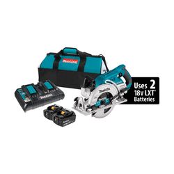 Makita 36V 7-1/4 in. Cordless Brushless Rear Handle Circular Saw Kit (Battery & Charger)