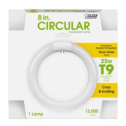 Feit Legacy Bulbs 22 W T9 8.3 in. D X 8.3 in. L Circline Fluorescent Bulb Bright White Linear 3000 K
