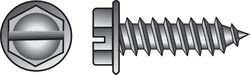 HILLMAN No. 6 Ga. X 1/2 in. L Slotted Hex Head Sheet Metal Screws 100 pk