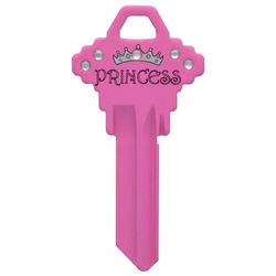HILLMAN DIVA Princess House/Office Universal Key Blank Single Pink
