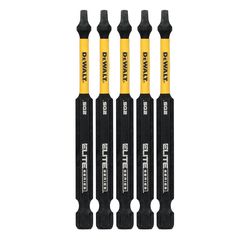 DeWalt ELITE SERIES Square #2 X 3.5 in. L Screwdriver Bit Steel 5 pc