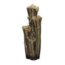 Alpine Polyresin Assorted Fountain with LED Light