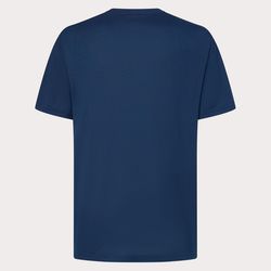 Oakley Bark New L Short Sleeve Men's Crew Neck Navy Tee Shirt