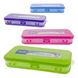 Bazic Products Brights Edition 1.46 in. H X 8 in. W X 3.54 in. D Organizer Box Assorted