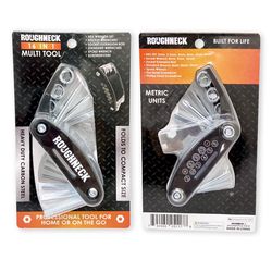 Novelty Inc Rough Neck 16-in-1 Travel Multi Tool Carbon Steel 1 pk