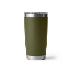 YETI Rambler 20 oz. King Crab Orange/Olive BPA Free Tumbler with MagSlider Lid