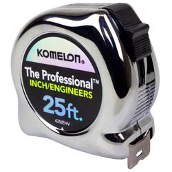 Komelon The Professional 25 ft. L X 1 in. W Engineer's Tape Measure 1 pk