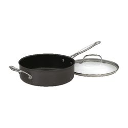 Cuisinart Chef's Classic Stainless Steel Saute Pan 5.5 qt Black