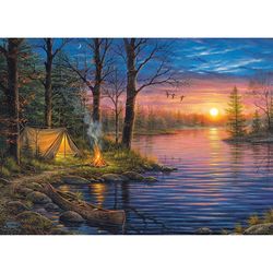 Eurographics Evening Mist Jigsaw Puzzles Multicolored 1000 pc