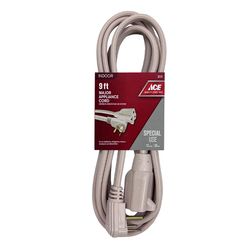 Ace 12/3 SPT-3 125 V 9 ft. L Appliance Cord
