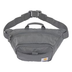 Carhartt Gray Classic Waist Bag 6 in. H X 12 in. W