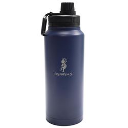 Aquapelli 34 oz Blueprint Blue BPA Free Vacuum Insulated Bottle