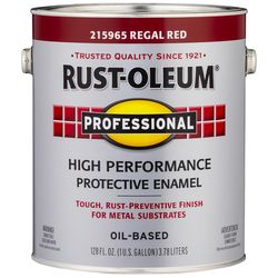 Rust-Oleum Professional Indoor and Outdoor Gloss Regal Red Protective Paint 1 gal