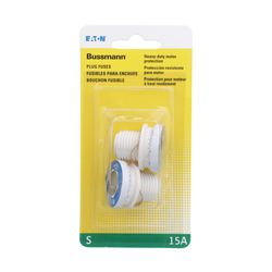 Bussmann 15 amps Plug Fuse 2 pk