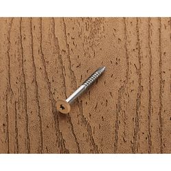 Starborn Deckfast No. 9 X 1-7/8 in. L Rosy Brown Star Pan Head Fascia Screws 100 pk