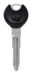HILLMAN Traditional Key Automotive Key Blank Double For Mazda Black/Silver