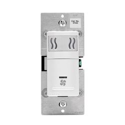Leviton Decora 5 amps Single Pole Single Pole Humidity Sensor/Fan Control White 1 pk