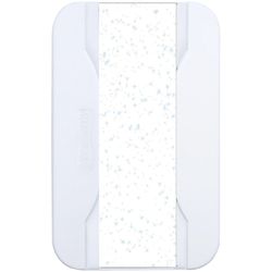 LoveHandle Blue/White Gypsum Glitter Cell Phone Grip For All Mobile Devices