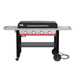Weber 36 Slate 4 Burner Natural Gas Outdoor Griddle Black