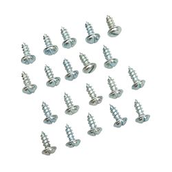Frost King Aluminum Re-Webbing Screws Silver