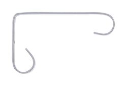 Panacea White Steel 6 in. H Basic Plant Hook