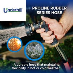 Underhill ProLine 5/8 in. D X 100 ft. L Heavy Duty Professional Grade Lightweight Garden Hose