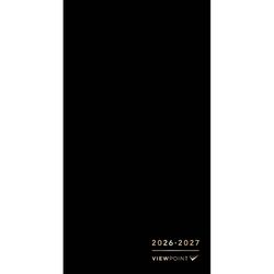 BrownTrout Publishers 2026 Pocket .10 in. H X 7 in. L Black Paper ViewPoint Planner
