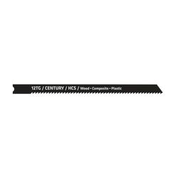 Century Drill & Tool 4 in. High Alloy Steel Universal Jig Saw Blade 12 TPI 2 pk