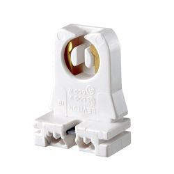 Leviton Plastic Fluorescent Medium Base Lampholder 10 pk