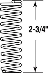 Prime-Line 2-3/4 in. L X 1/2 in. D Compression Spring 2 pk