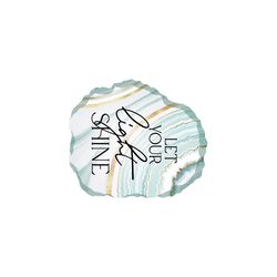 P Graham Dunn 6 in. H X 7 in. L Multicolored MDF Let Your Light Shine Tabletop Sign