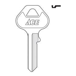 HILLMAN Home Padlock Key Blank Single Silver