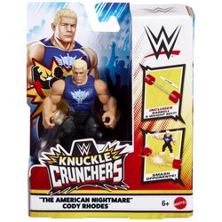 Mattel WWE Knuckle Crunchers Action Figures Multicolored (RANDOM COLOR)