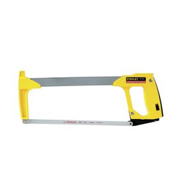 STANLEY 12 in. High Carbon Steel Hacksaw Black/Yellow 1 pc