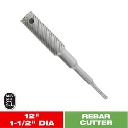 Diablo 1-1/2 in. X 12 in. L Carbide Rebar Cutter SDS-Plus Shank 1 pk