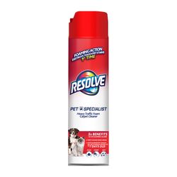 Resolve No Scent Pet Stain Carpet Cleaner 22 oz Foam