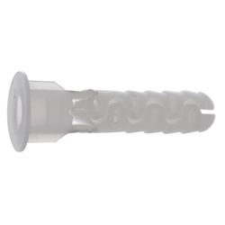 HILLMAN 1/4 in. D X 1-3/16 in. L Nylon Round Head Screw and Anchor 6 pc