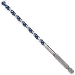 Bosch BlueGranite Turbo 1/4 in. X 6 in. L Carbide Tipped Hammer Drill Bit Hex Shank 1 pc