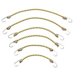 Keeper Assorted Bungee Cord Set assorted in. L X 0.16 in. 1 pk