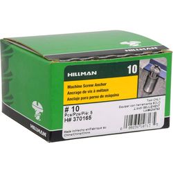 HILLMAN 0.36 in. D X 3.5 in. L Carbon Steel Round Head Setting Tool Machine Screw Anchor 1 pk