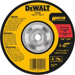 DeWalt 7 in. D X 5/8-11 in. X 0.250 in. thick Fiberglass Cut-Off Wheel