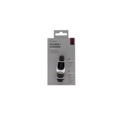 Rabbit Black Stainless Steel Wine Pourer and Stopper